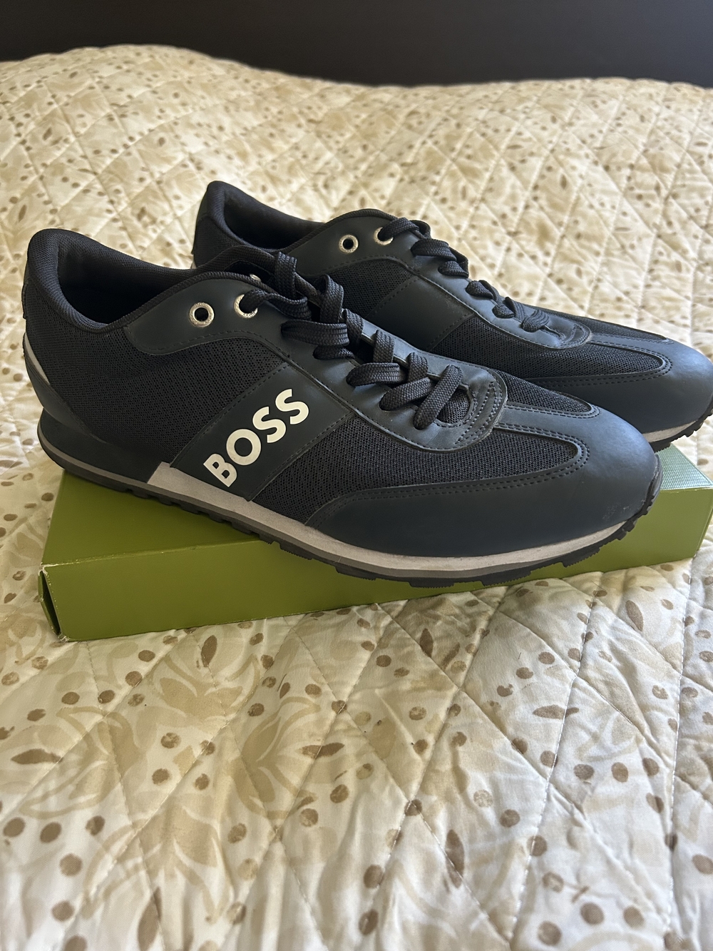 Boss Black Men's Logo Low-Top Sneakers